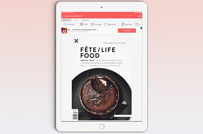 leggi PDF su iPad