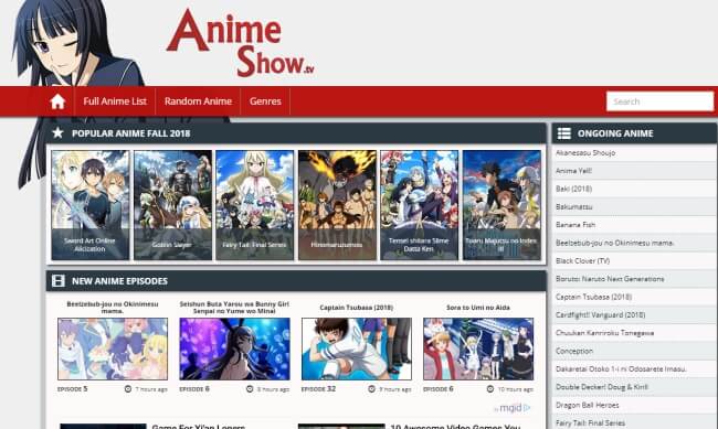 18年秋アニメが無料で見れるサイト及び19春アニメ一覧