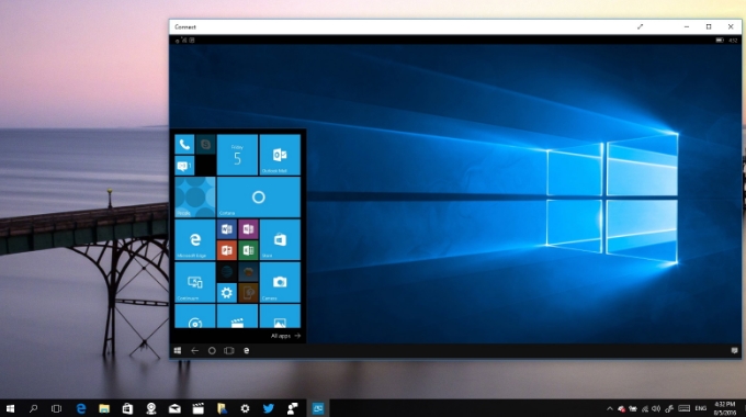 Windows10画面ミラーリング