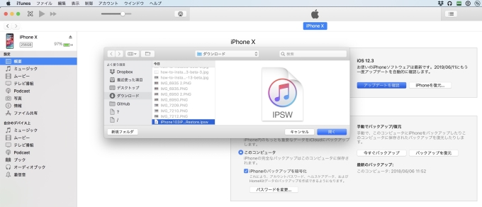 iOS 13のインストール3