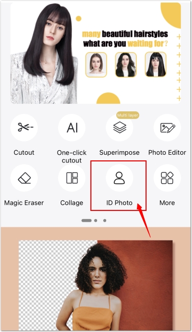 iPhoneで証明写真の背景を白に変更する方法