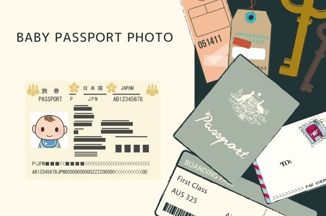 赤ちゃんパスポート写真加工アプリ