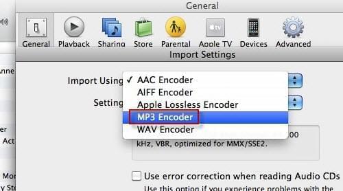 Converteer M4A naar MP3 met iTunes