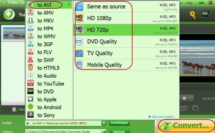 Video Converter Studio Screenshot