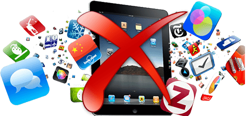 iPad apps verwijderen