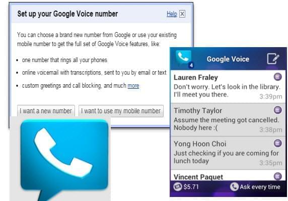 ontvangen van SMS op PC google voice