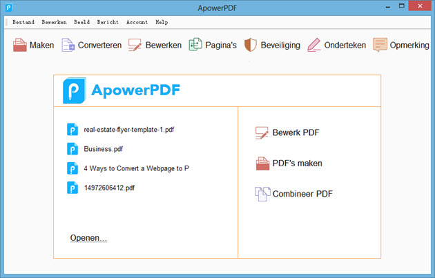 PDF bekijken in Windows 10