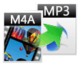 konvertere M4A til MP3 