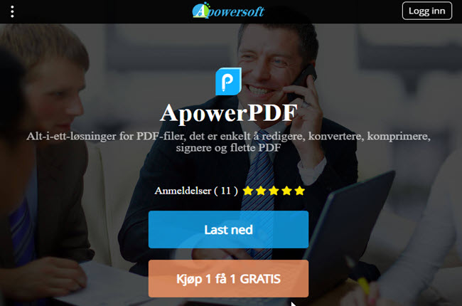 offisielle nettsted for apowerpdf