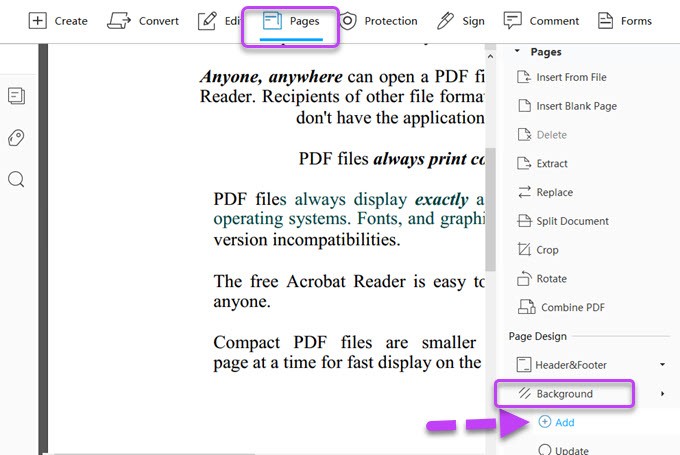 zmiany koloru tła pliku PDF