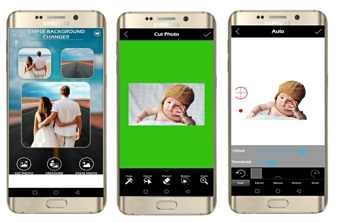 najlepszych aplikacji na Androida, która pozwala dodać tło do zdjęcia simple background changer