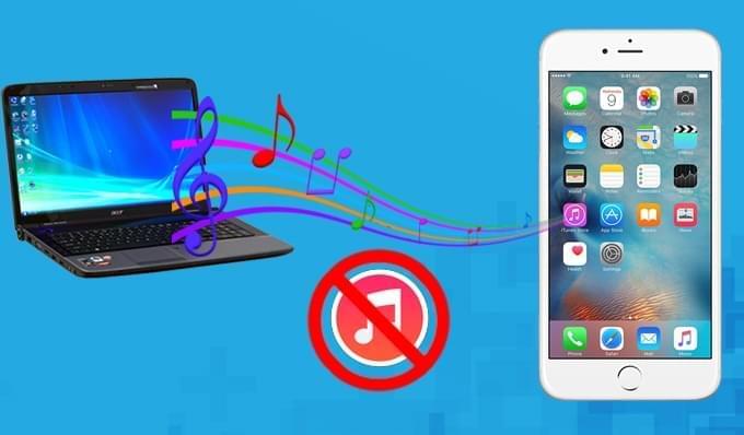 överför musik till iPhone utan iTunes