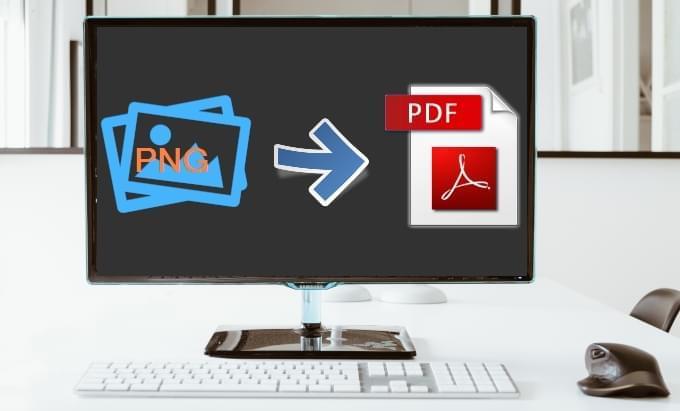 konvertera PNG filer till PDF