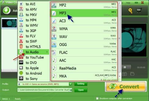 AVI MP3 Dönüştürücü