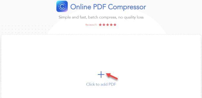Online PDF sıkıştırma programını