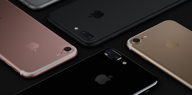 iPhone 7顏色多樣