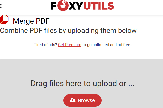 FoxyUtils Merge PDF