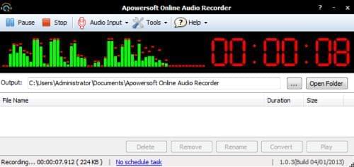 apowersoft record audio