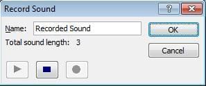 record sound in powerpoint