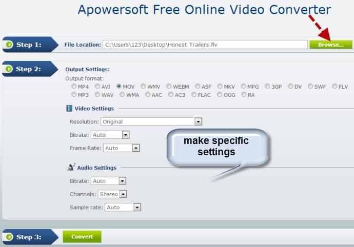 free convert flv