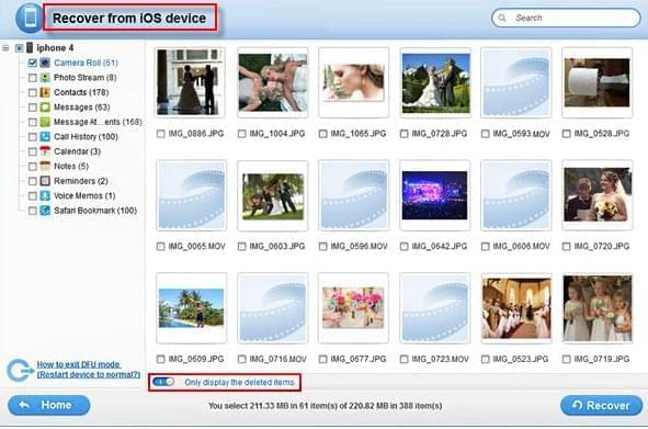 recover deleted videos on iphone directly from iphone