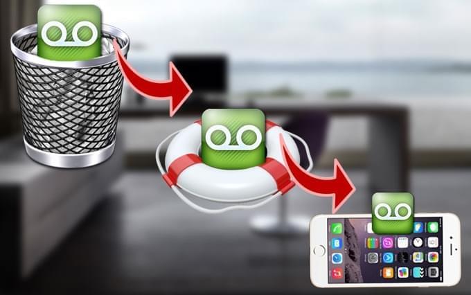 recover deleted voicemail on iPhone