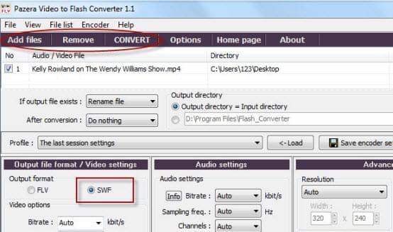 Pazera Free Video to Flash Converter