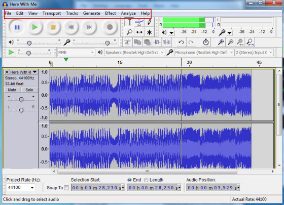 audacity editor