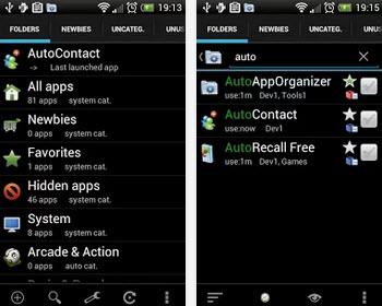 Auto App Organizer free screenshot