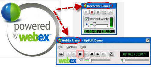 record webex session