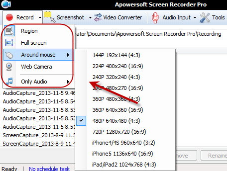 screencast apowersoft recorder