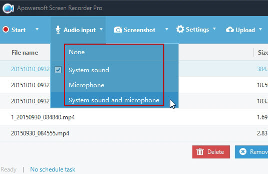 rec classlecture-setaudio