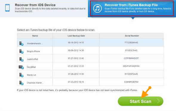 retrieve deleted contacts from iPhone screenshot