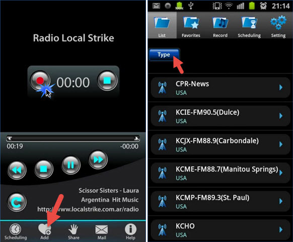 v radio recorder