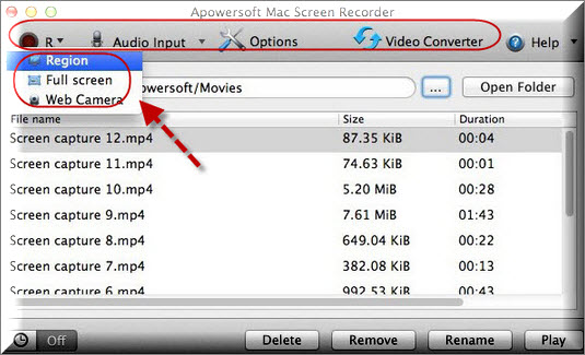 record my screem on mac