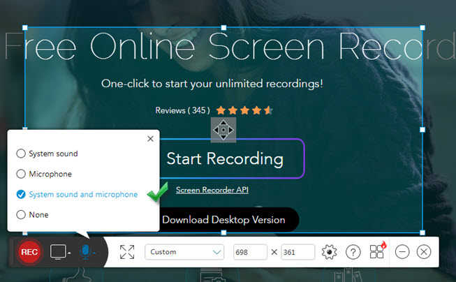 recorder for making videos
