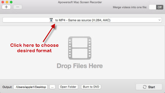 record mac stream video audio setting
