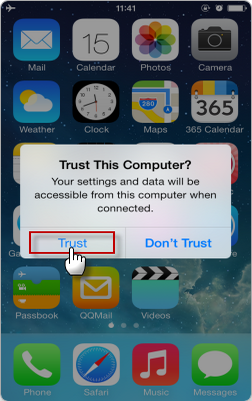 Trust button