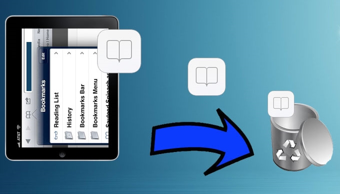 delete iPad Safari Bookmark