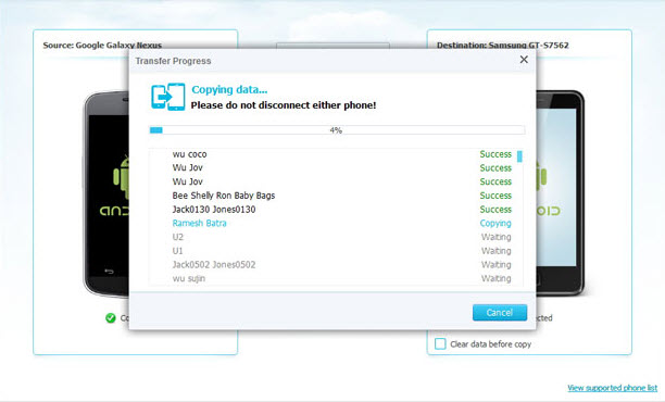 transfer data from Galaxy S4 to Galaxy S5