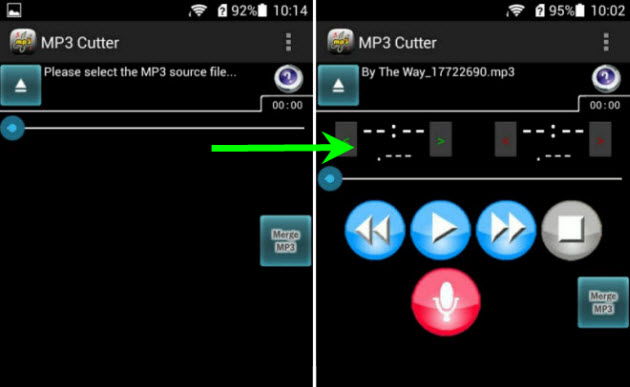 load mp3 for cutting