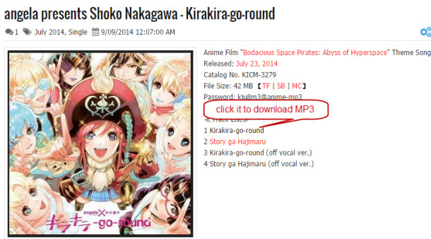 anime mp3 site