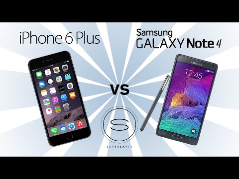 Compare iPhone 6 Plus to Galaxy Note 4