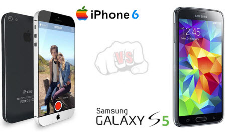 Galaxy S5 vs iPhone 6