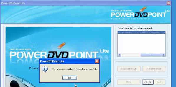 powerpoint DVD