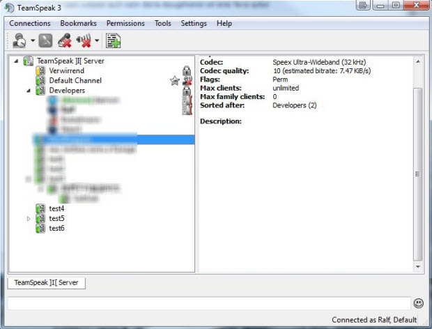 teamspeak interface