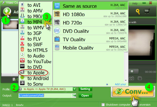 VOB to iMovie converter for Windows