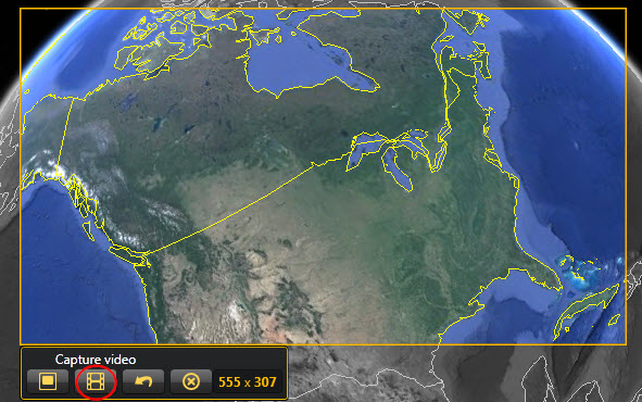 capture google earth video
