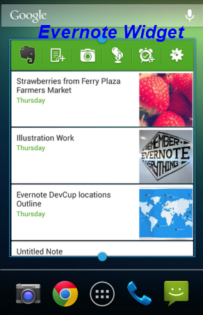 Evernotewidget