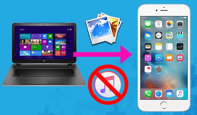 transfer photos to iPhone without iTunes